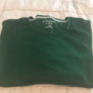 3XLT Men' Big & Tall Dark Green Long Sleeve Shirt